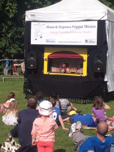 Marionette performance of Little Red Riding Hood at the Westport Festival of Music & Food.