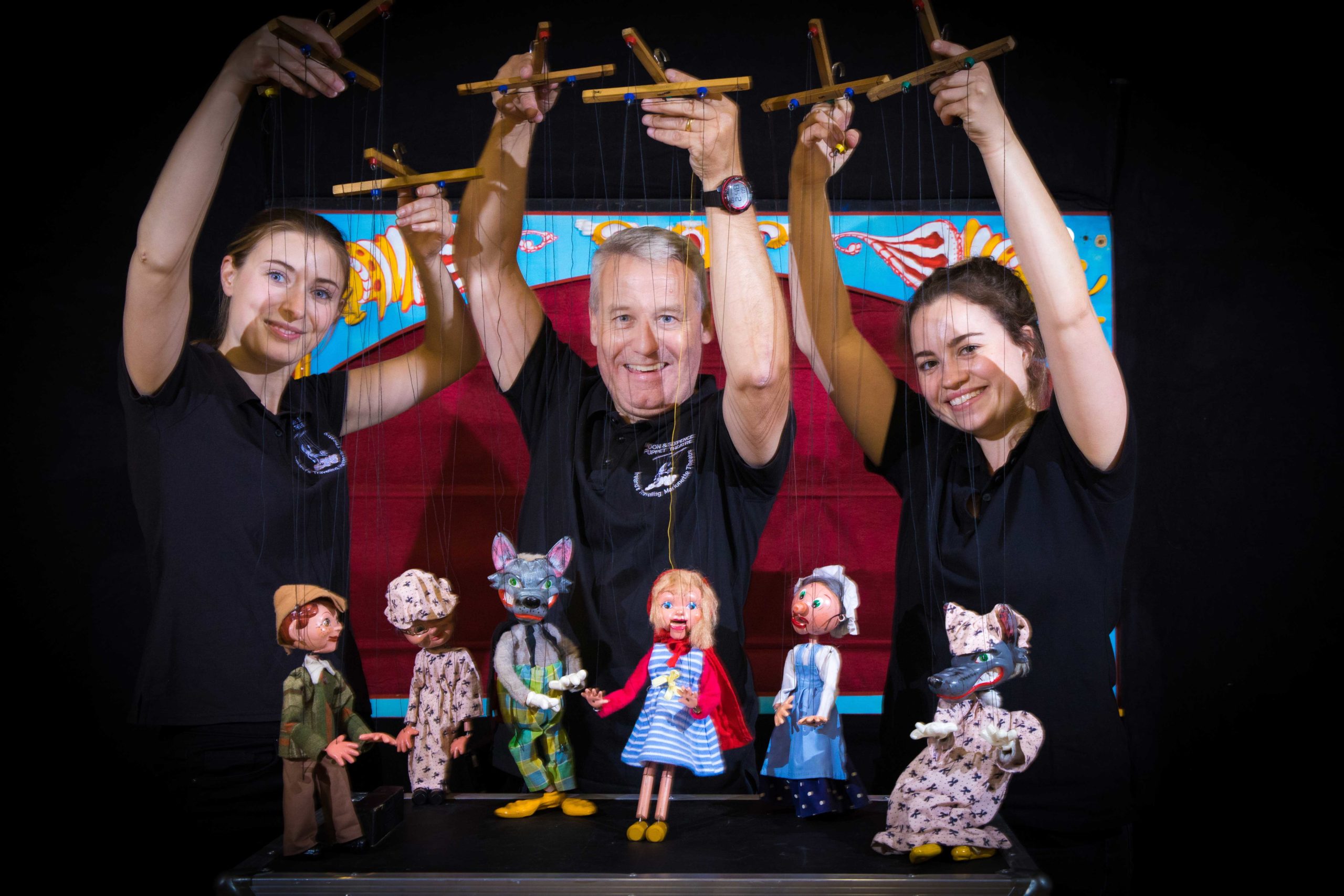 Puppeteers Ciara, Martin & Grainne